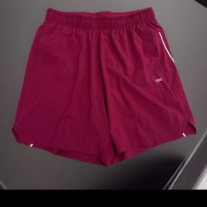 NWT Men's DSG Raspberry Sherbet Stride Run Shorts 7" Size Medium Built In Brief